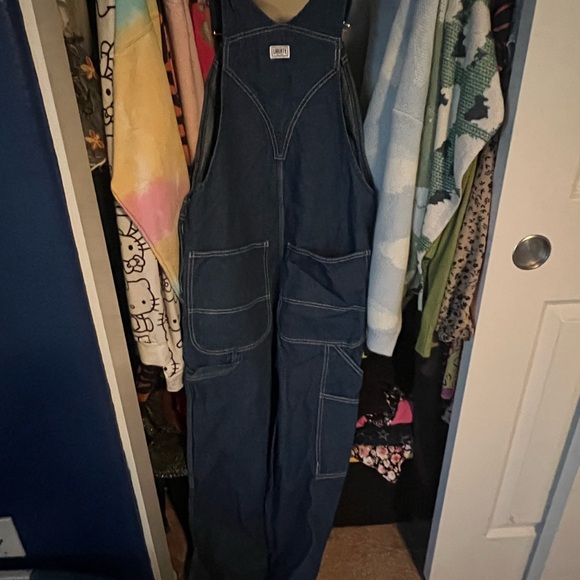 Liberty Denim Overalls with Green Details - Picture 8 of 8